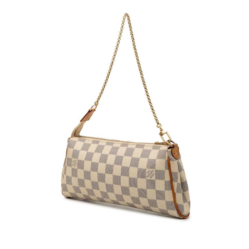 Louis Vuitton Damier Azur Eva White Very good condition - Back View