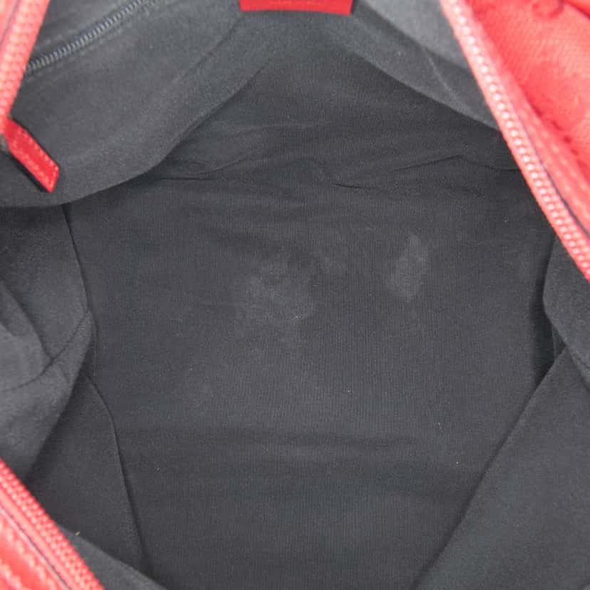 Gucci GG Canvas Boston Bag Red Canvas Very good condition - Model View