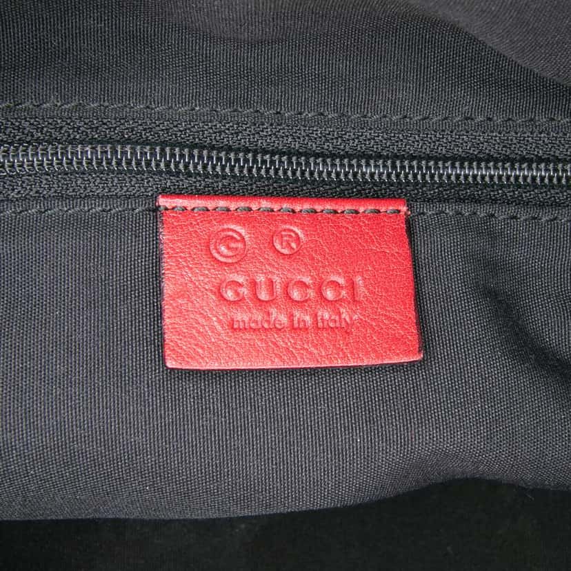 Gucci GG Canvas Boston Bag Red Canvas Very good condition - Box View