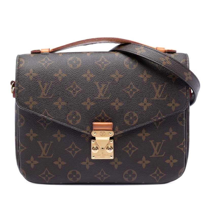 Louis Vuitton Monogram Pochette Metis Brown Very good condition - Front View