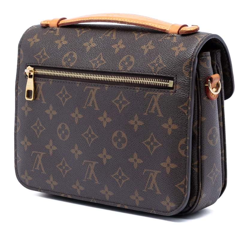 Louis Vuitton Monogram Pochette Metis Brown Very good condition - Back View