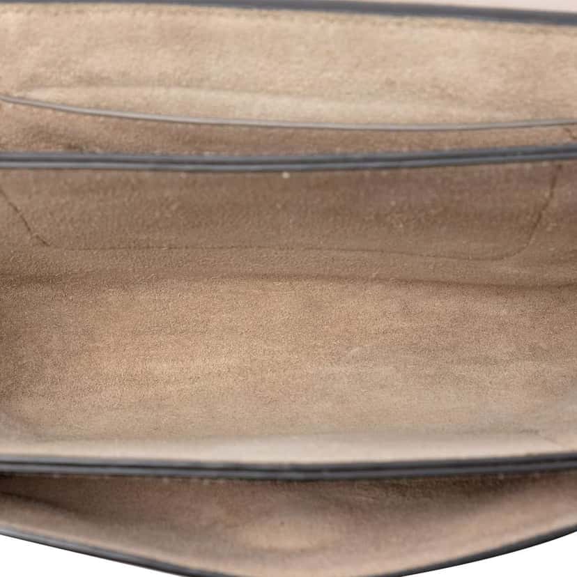 Chloé Small Suede and Calfskin Faye Crossbody Brown Leather Good condition - Model View