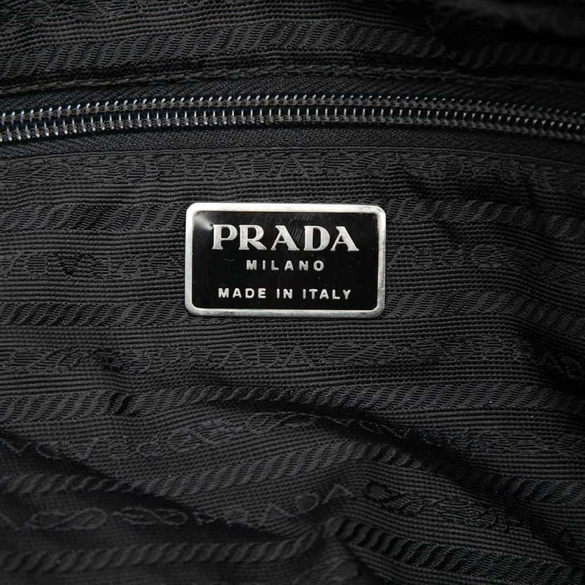 Prada Tessuto Handbag Black Very good condition - Box View