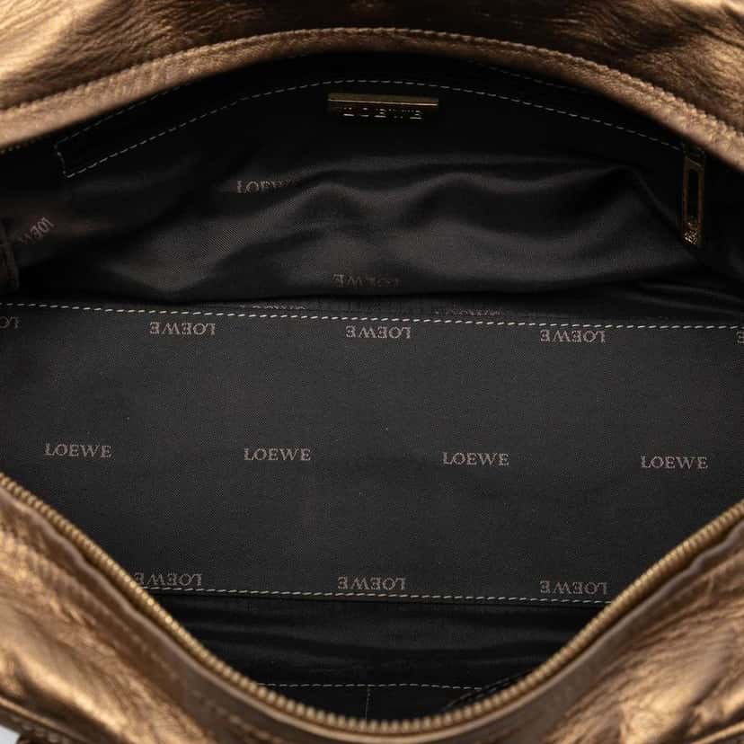 Loewe Metallic Leather Amazona 28 Gold Leather Very good condition - Model View