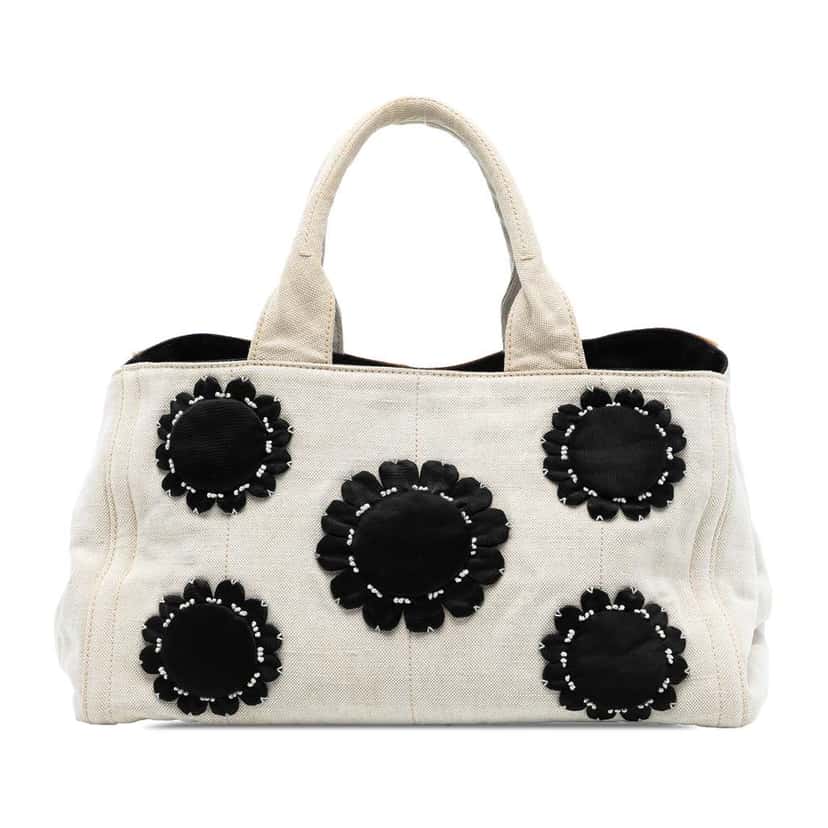 Prada Canvas Canapa Mistolino Tote Brown Canvas Very good condition - Front View