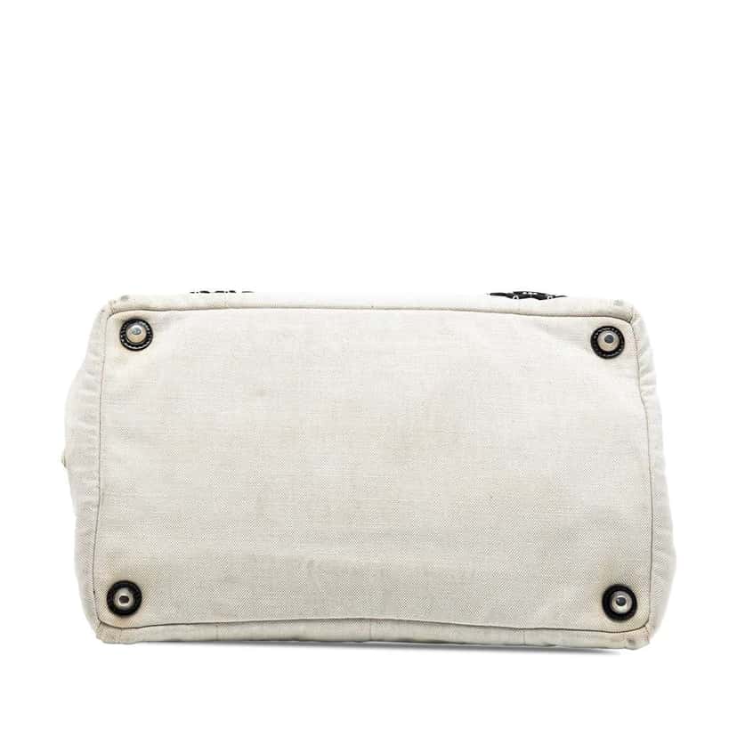 Prada Canvas Canapa Mistolino Tote Brown Canvas Very good condition - Inside View