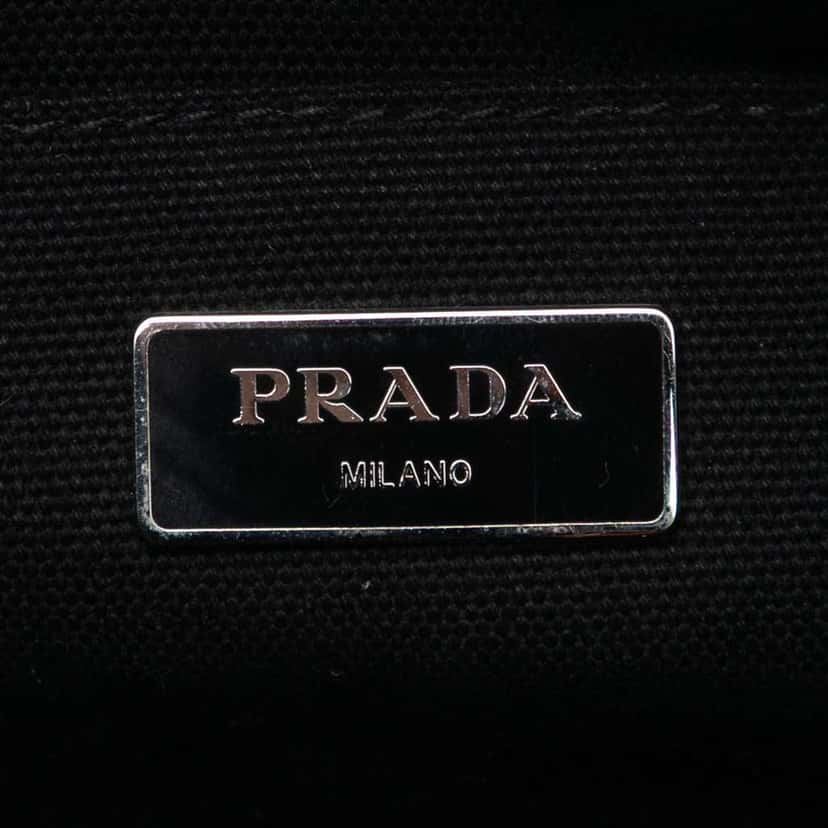 Prada Canvas Canapa Mistolino Tote Brown Canvas Very good condition - Box View