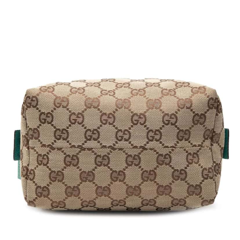 Gucci Mini GG Canvas Balthus Tofu Bag Brown Canvas Very good condition - Inside View