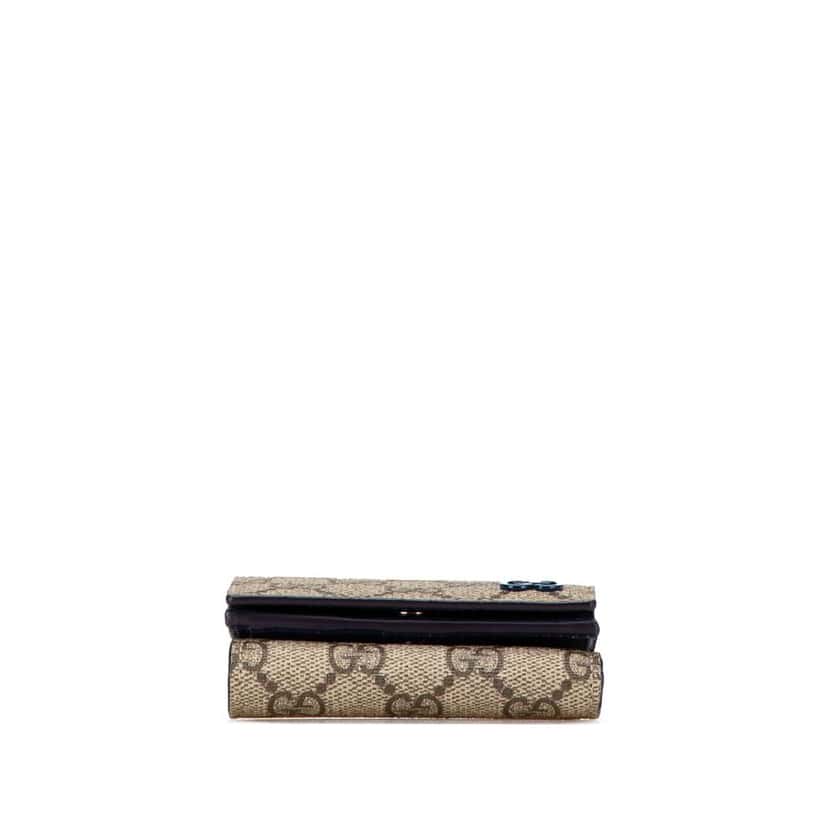 Gucci GG Supreme Compact Wallet Brown Canvas Very good condition - Inside View