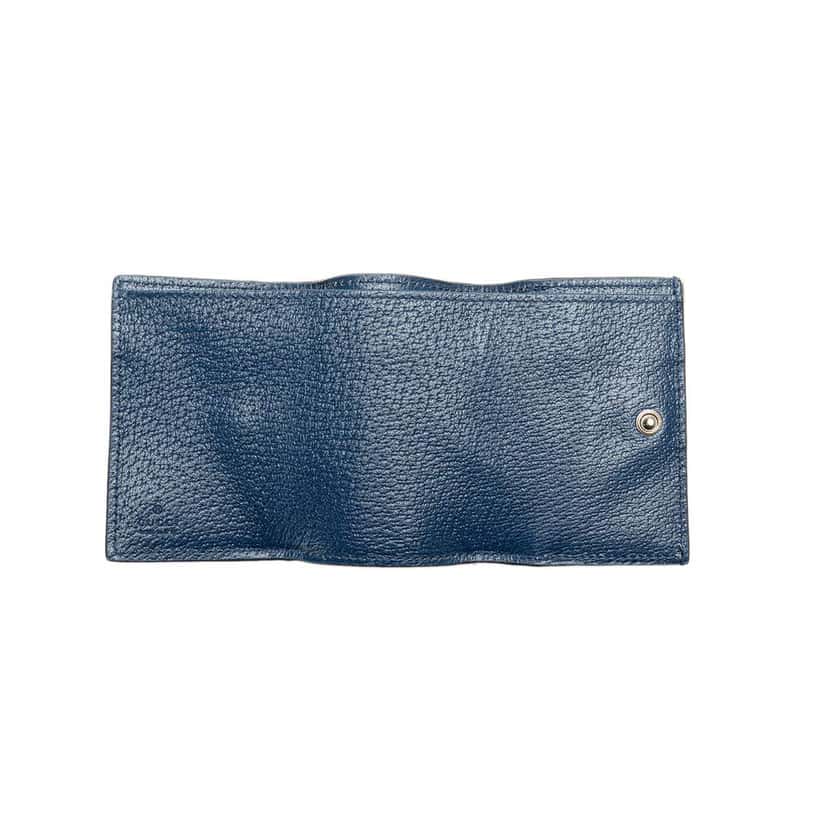 Gucci GG Supreme Compact Wallet Brown Canvas Very good condition - Model View