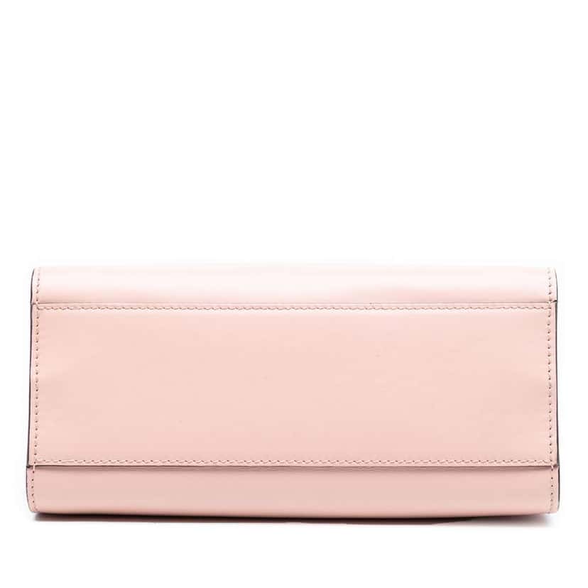 Gucci Mini Leather Bamboo Nymphaea Satchel Pink Leather Very good condition - Inside View