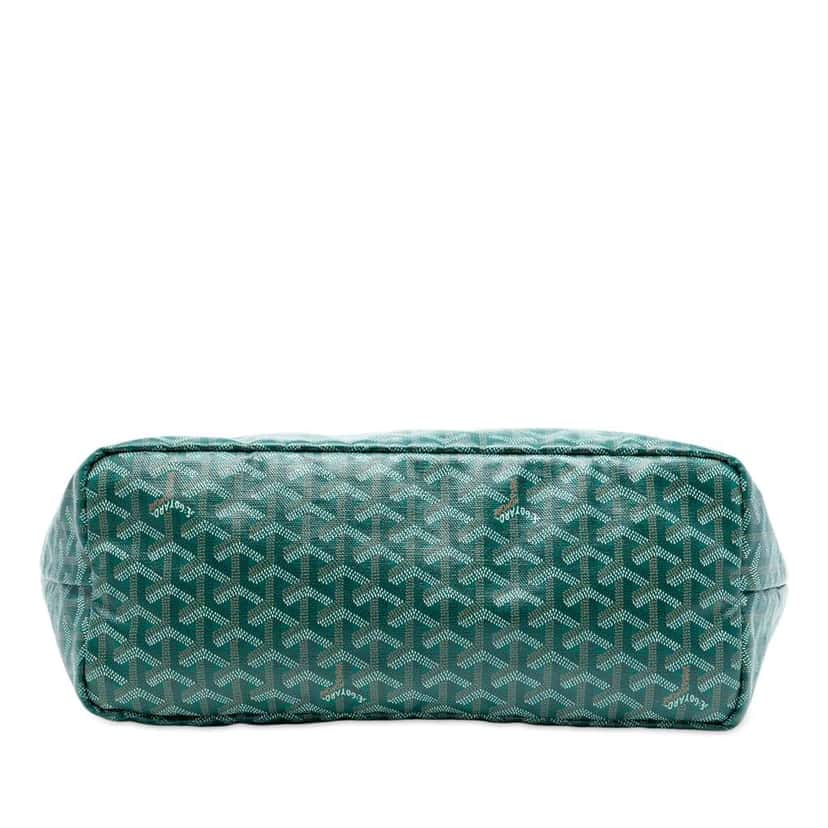 Goyard Goyardine Saint Louis PM Green Canvas Very good condition - Inside View