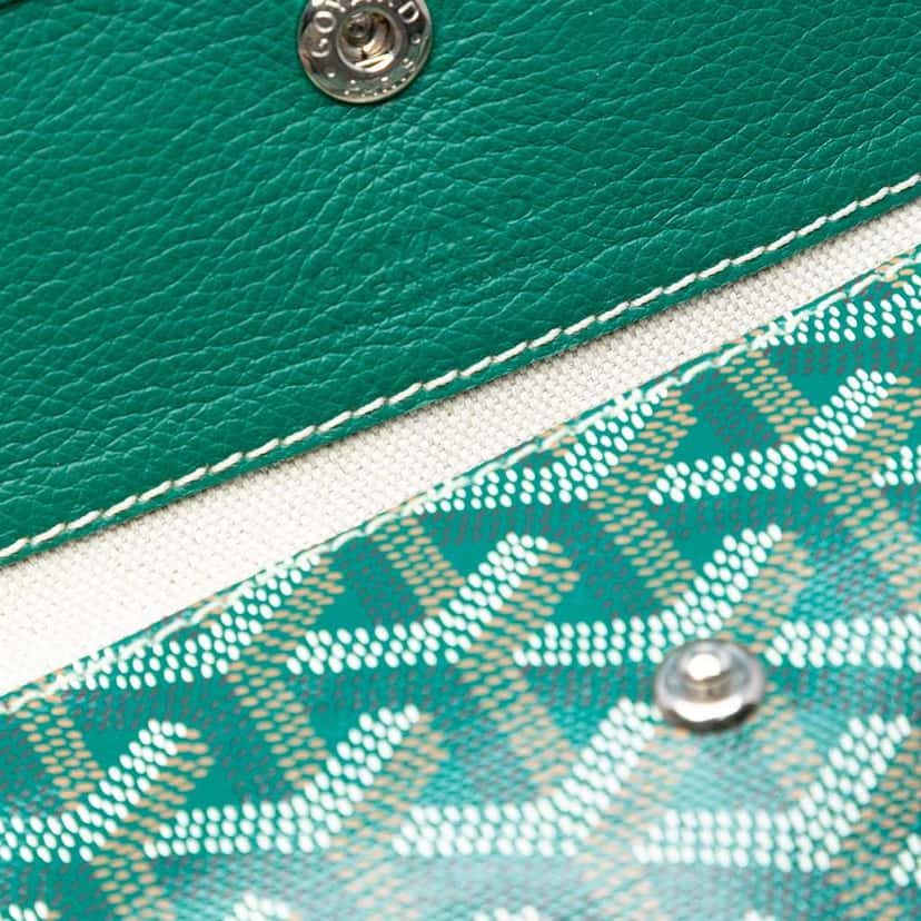 Goyard Goyardine Saint Louis PM Green Canvas Very good condition - Box View