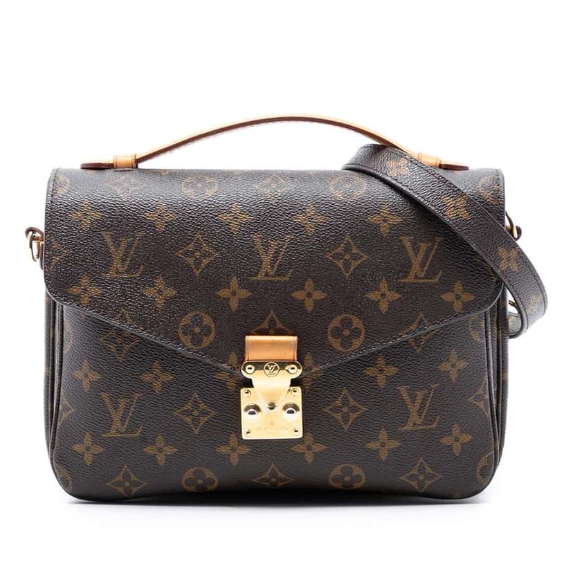 Louis Vuitton Monogram Pochette Metis Brown Very good condition - Front View
