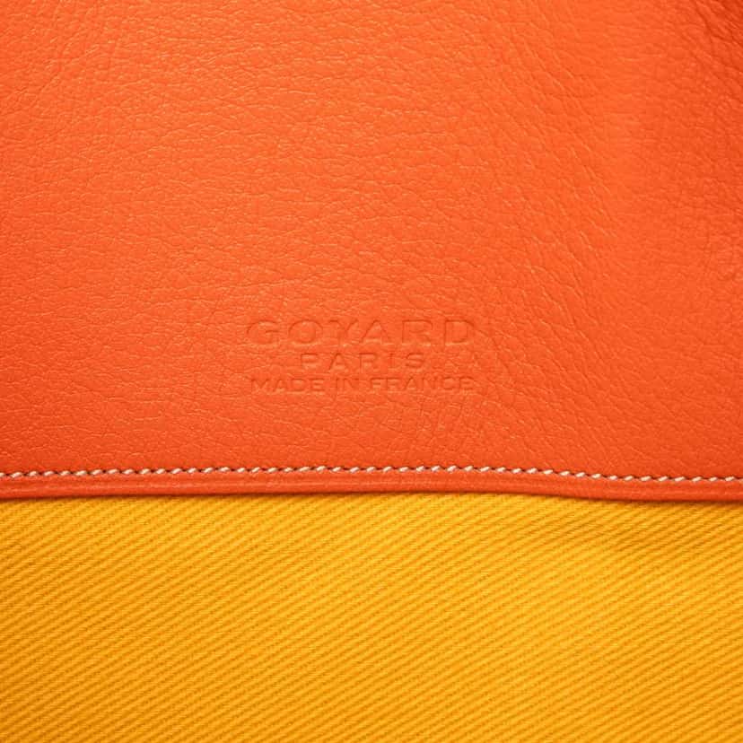 Goyard Goyardine Senat MM Orange Canvas Very good condition - Box View