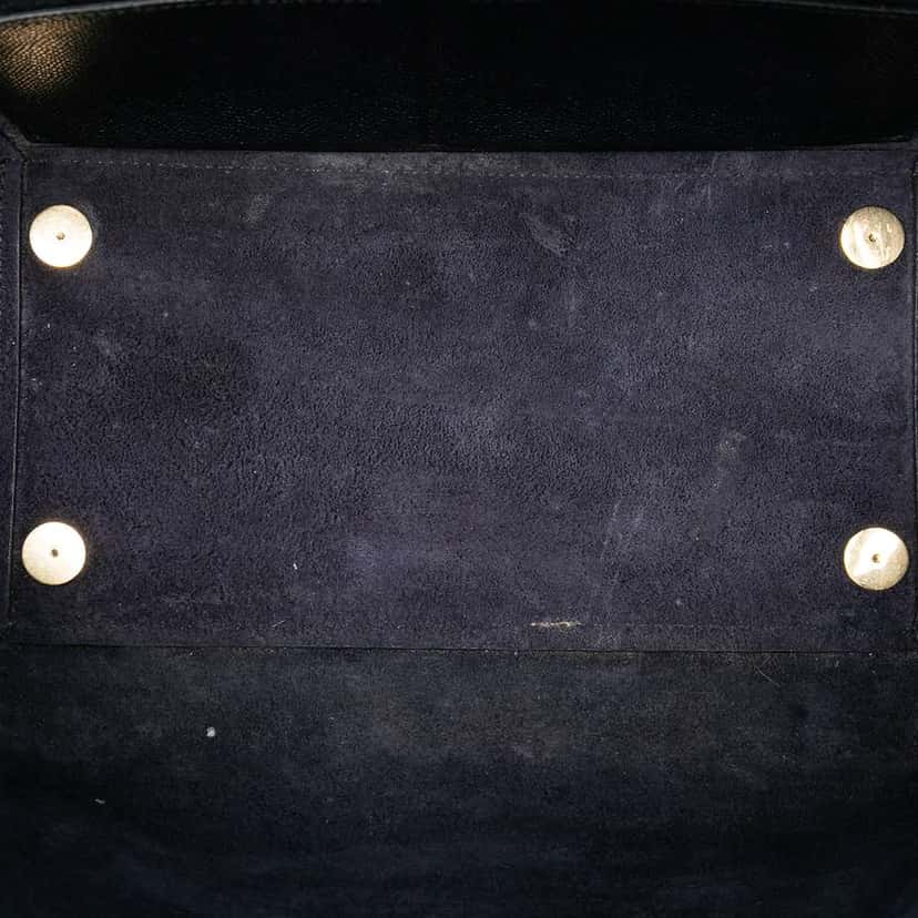 Celine Mini Grained Calfskin Belt Bag Black Leather Very good condition - Model View