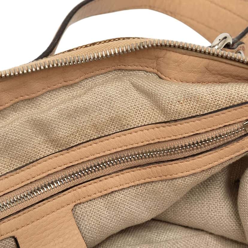 Gucci Large GG Canvas Icon Bit Satchel Brown Canvas Very good condition - Box View