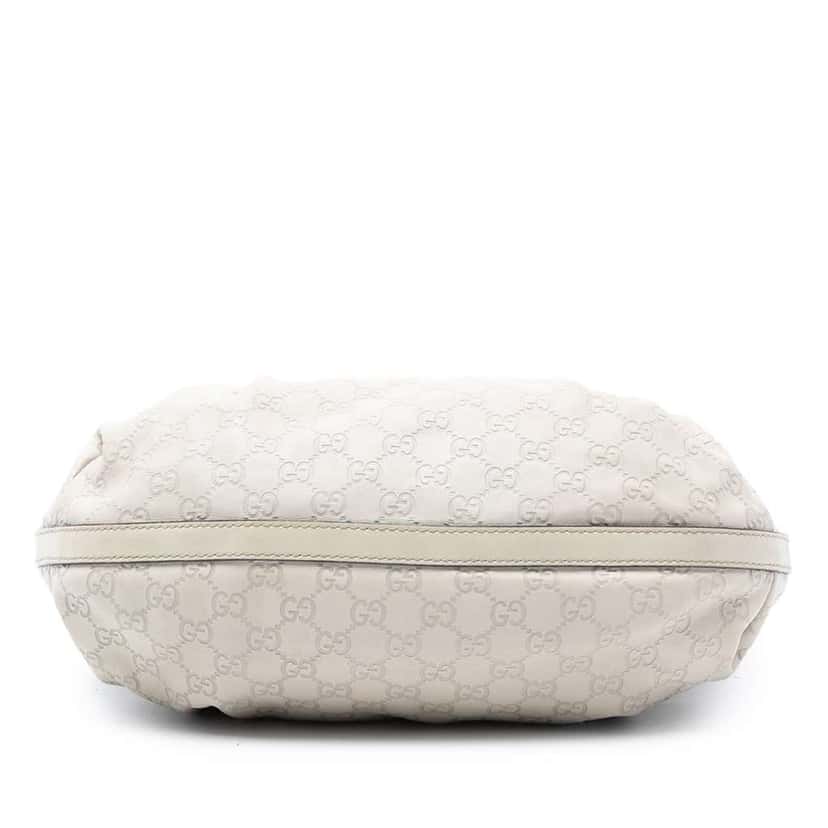 Gucci Guccissima Scarlett Tote White Leather Very good condition - Inside View