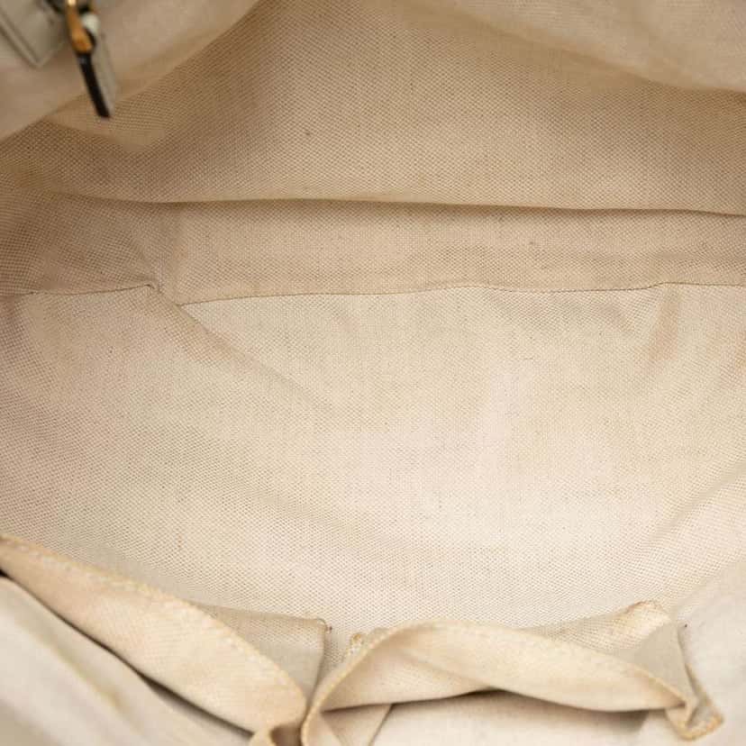 Gucci Guccissima Scarlett Tote White Leather Very good condition - Model View