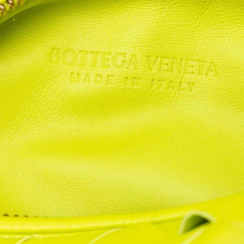 Bottega Veneta Mini Nappa Intrecciato Jodie Green Leather Very good condition - Box View