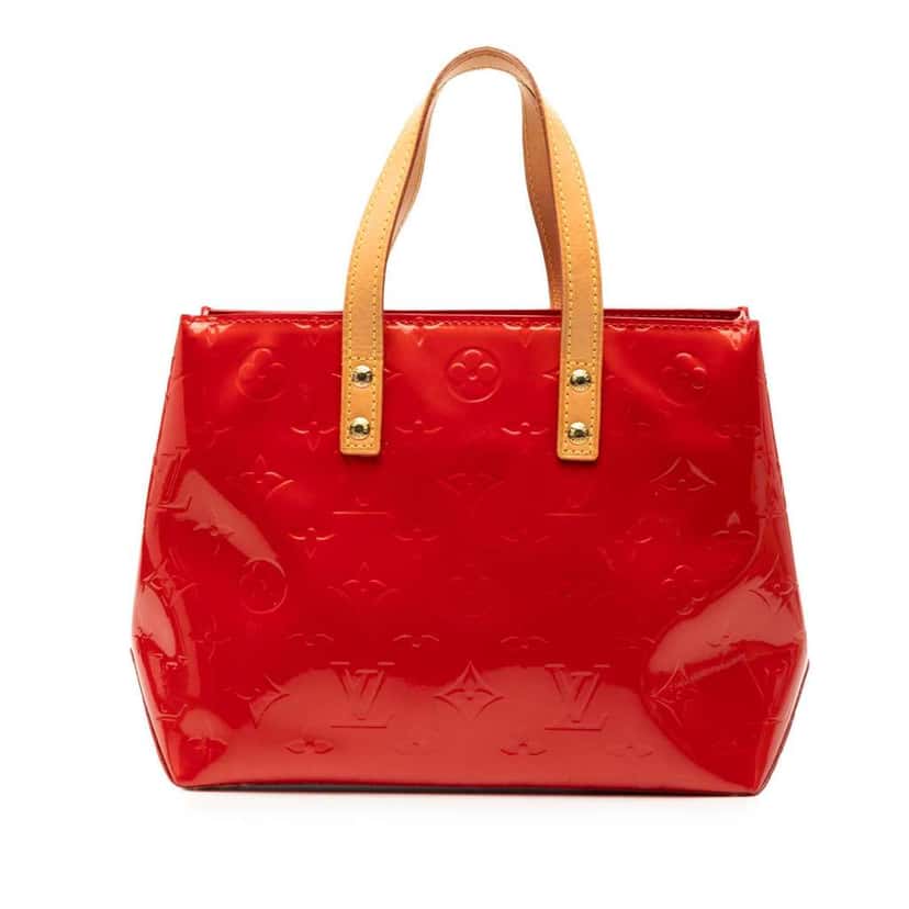 Louis Vuitton Monogram Vernis Reade PM Red Leather Very good condition - Front View