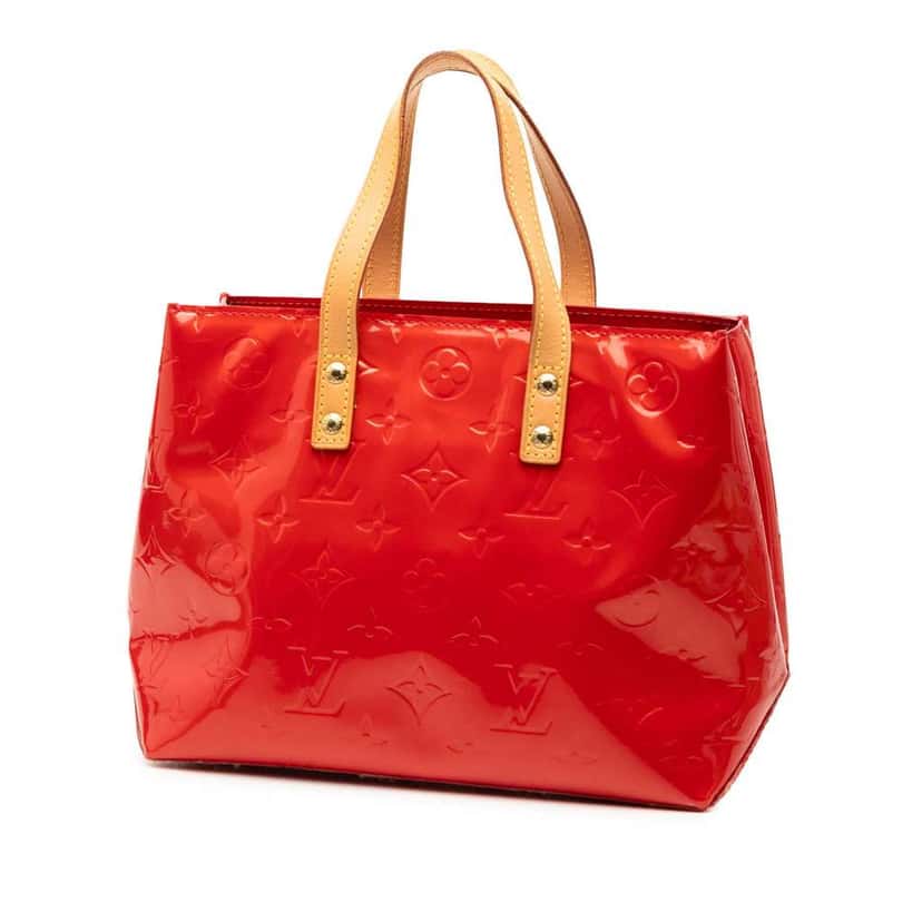 Louis Vuitton Monogram Vernis Reade PM Red Leather Very good condition - Back View