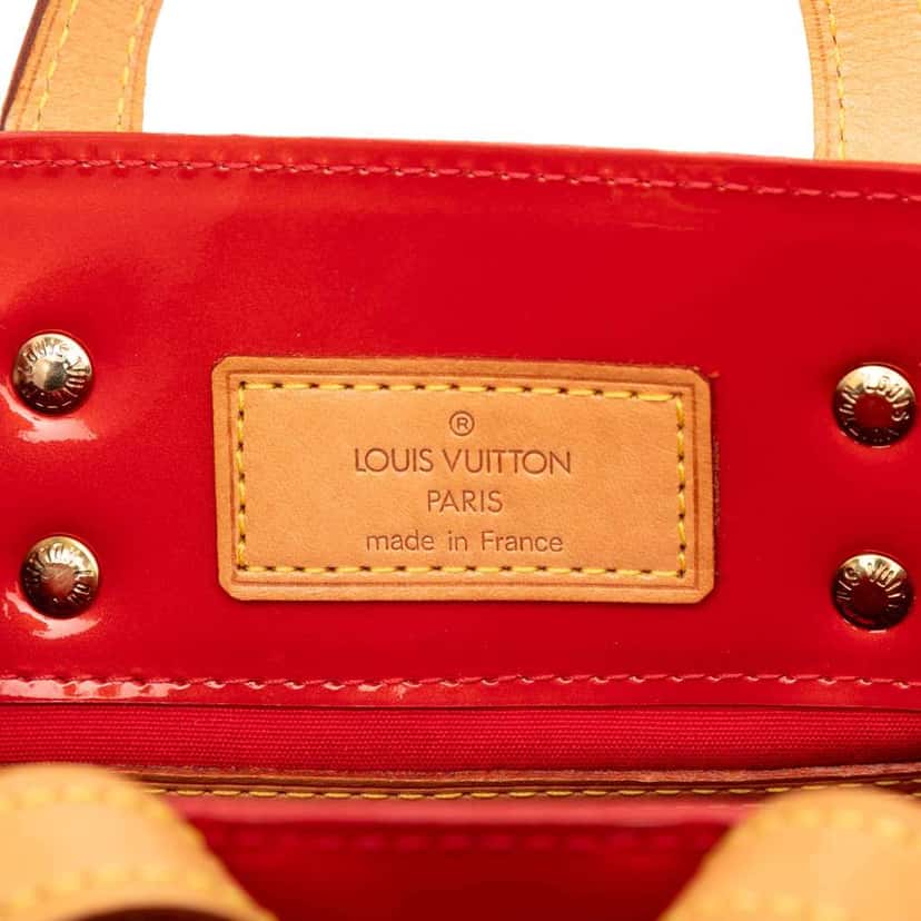 Louis Vuitton Monogram Vernis Reade PM Red Leather Very good condition - Box View