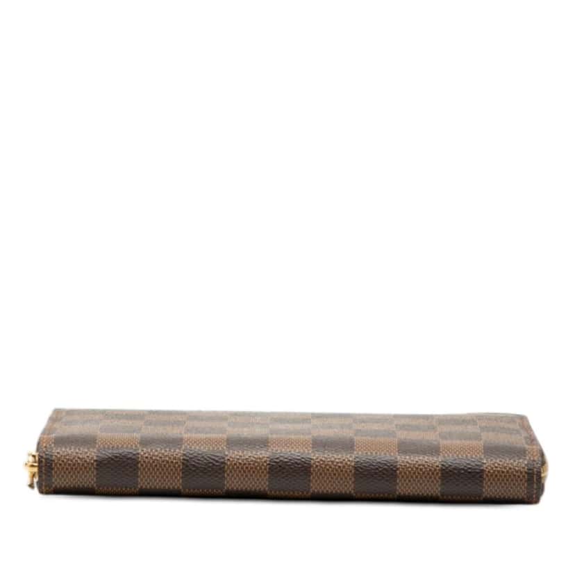 Louis Vuitton Damier Ebene Zippy Long Wallet Brown Very good condition - Inside View
