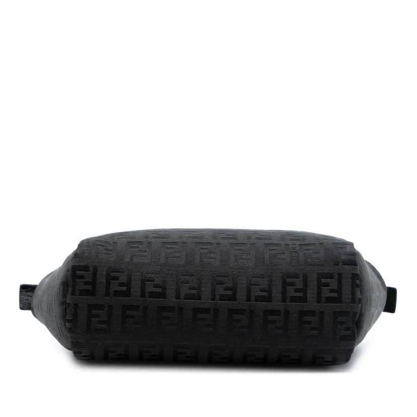 Fendi Mini Zucchino Canvas Handbag Black Canvas Very good condition - Inside View