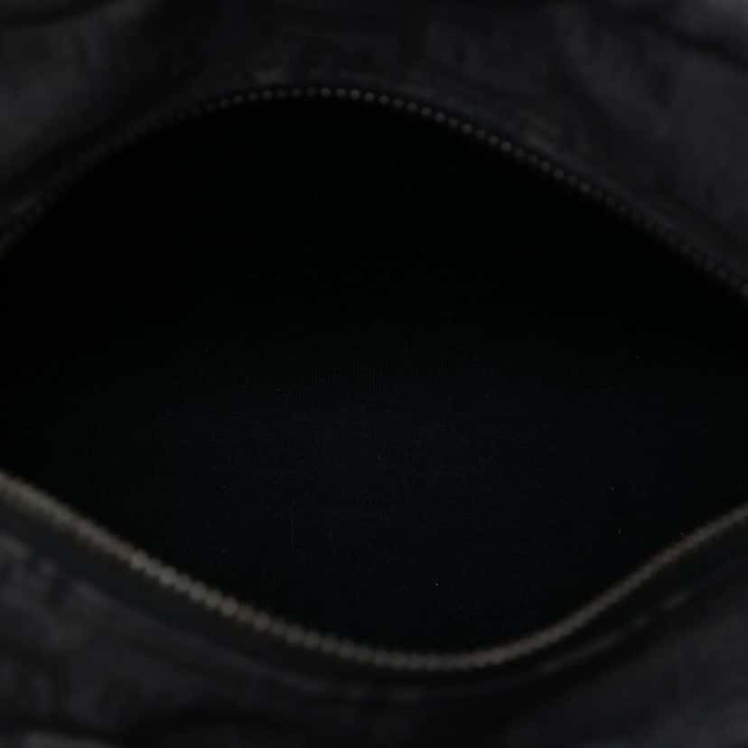 Fendi Mini Zucchino Canvas Handbag Black Canvas Very good condition - Model View