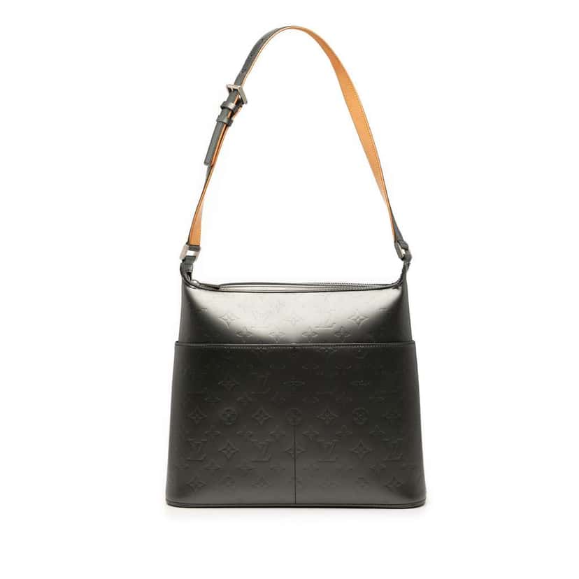 Louis Vuitton Monogram Mat Sutter Grey Leather Very good condition - Front View