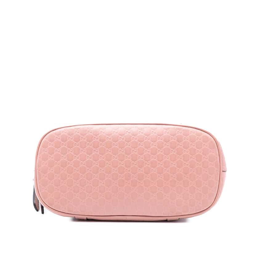 Gucci Mini Microguccissima Dome Satchel Pink Leather Very good condition - Inside View