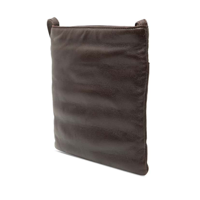 Loewe Nappa Leather Crossbody Brown Leather Very good condition - Back View