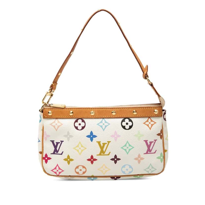 Louis Vuitton Monogram Multicolore Pochette Accessoires White Very good condition - Front View