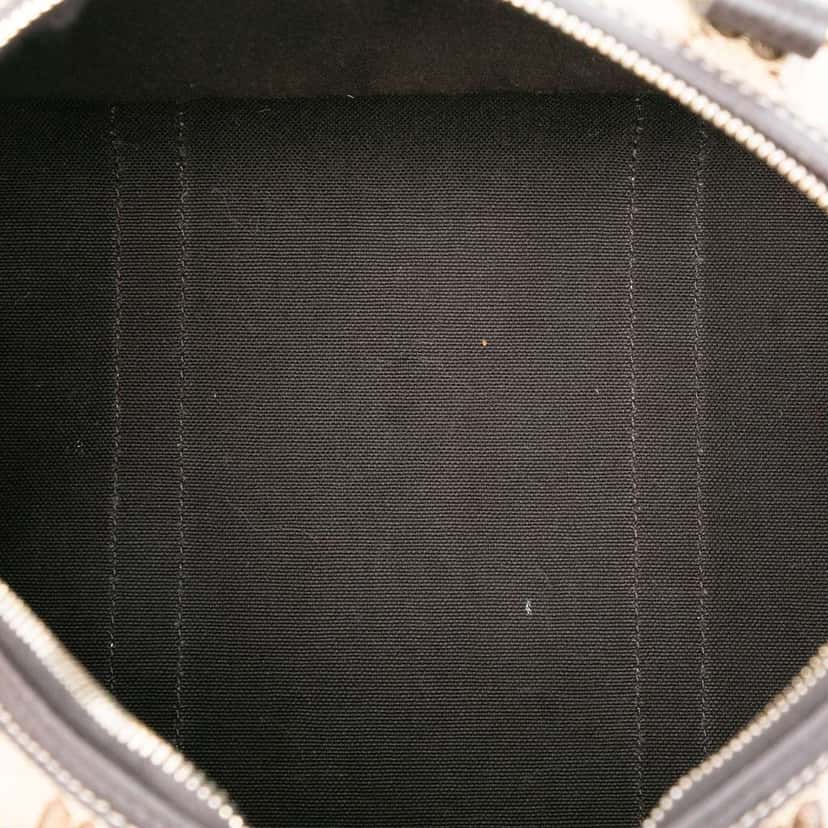 Gucci Medium GG Crystal Joy Boston Bag Brown Canvas Very good condition - Model View