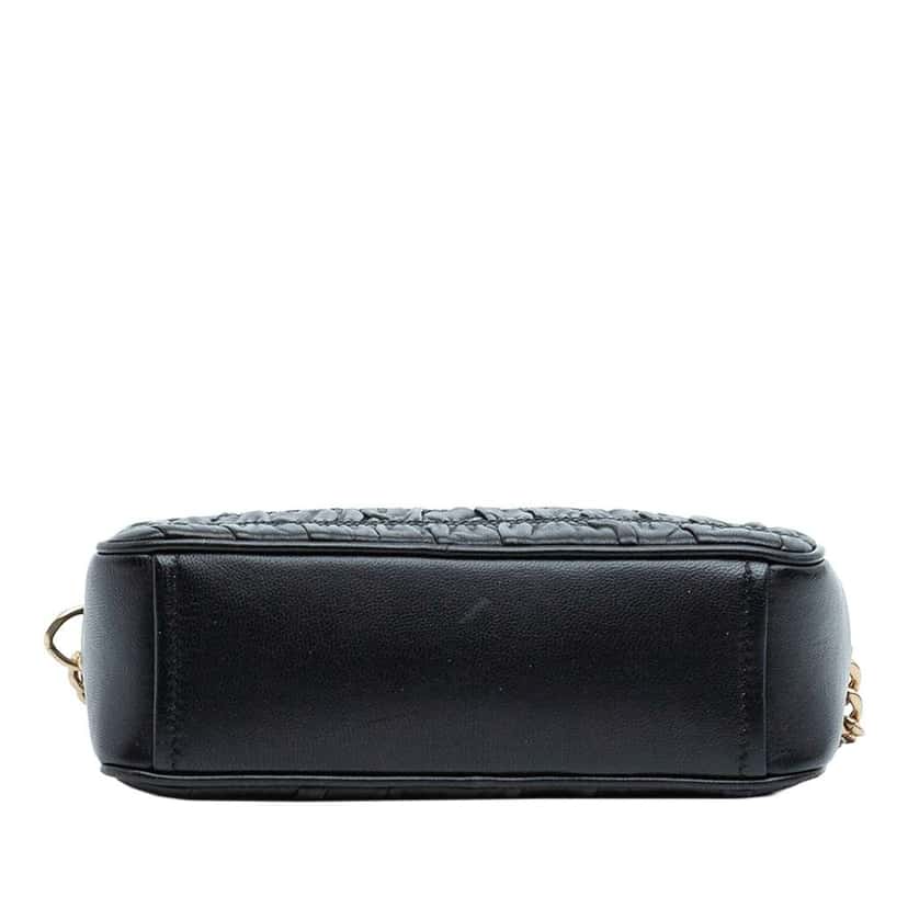 Prada Nappa Gaufre Camera Bag Black Leather Very good condition - Inside View