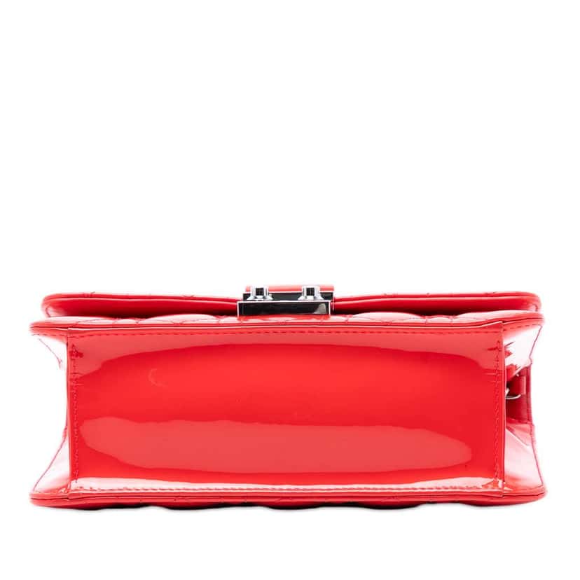 Dior Patent Cannage Miss Dior Promenade Crossbody Red Leather Very good condition - Inside View