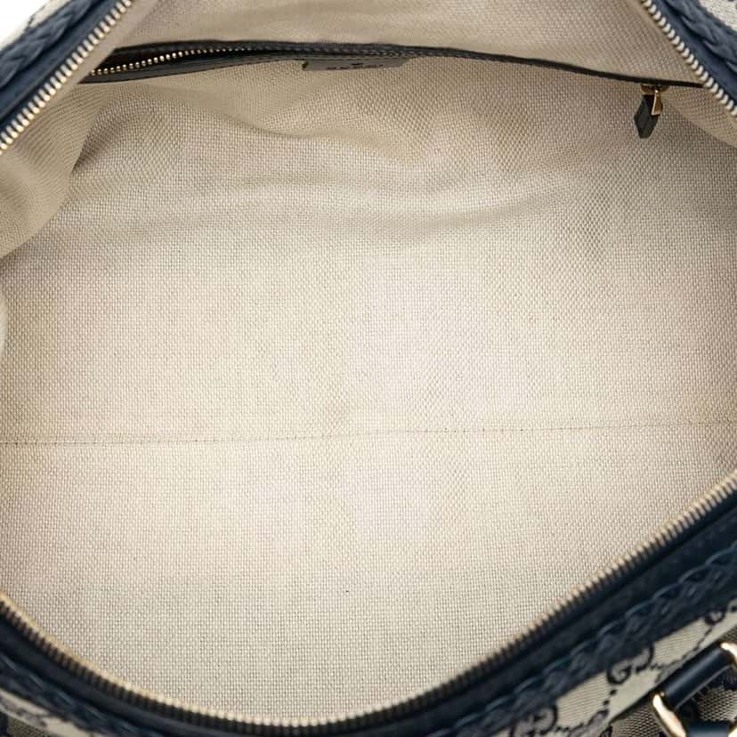 Gucci GG Canvas Brick Lane Satchel Brown Canvas Very good condition - Model View