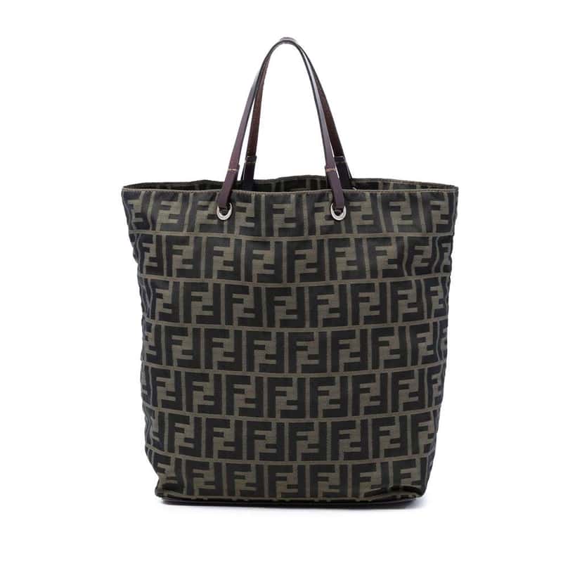 Fendi Zucca Canvas Tote Brown Canvas Very good condition - Front View