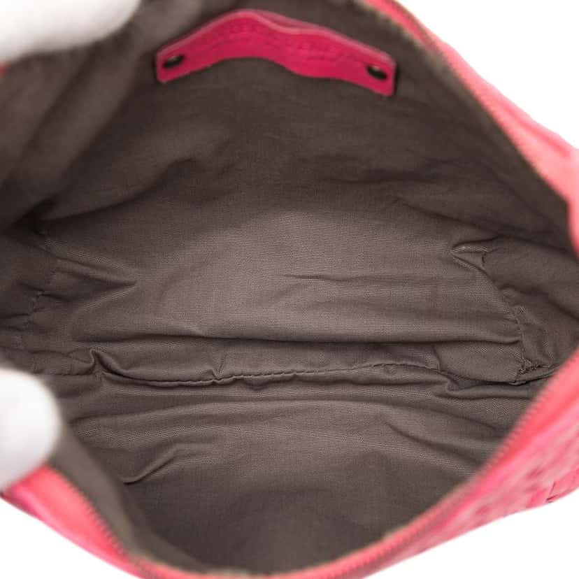 Bottega Veneta Small Nappa Intrecciato Crossbody Pink Leather Very good condition - Model View