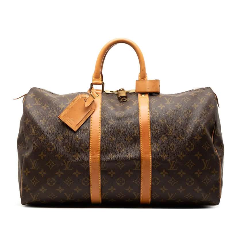 Louis Vuitton Monogram Keepall 45 Brown Very good condition - Front View