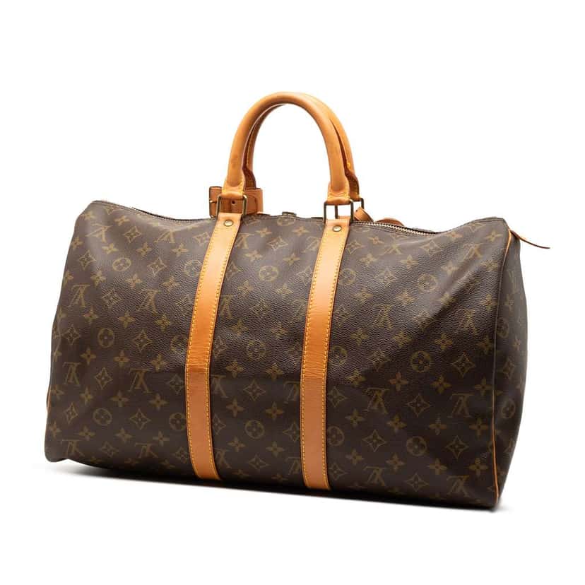 Louis Vuitton Monogram Keepall 45 Brown Very good condition - Back View