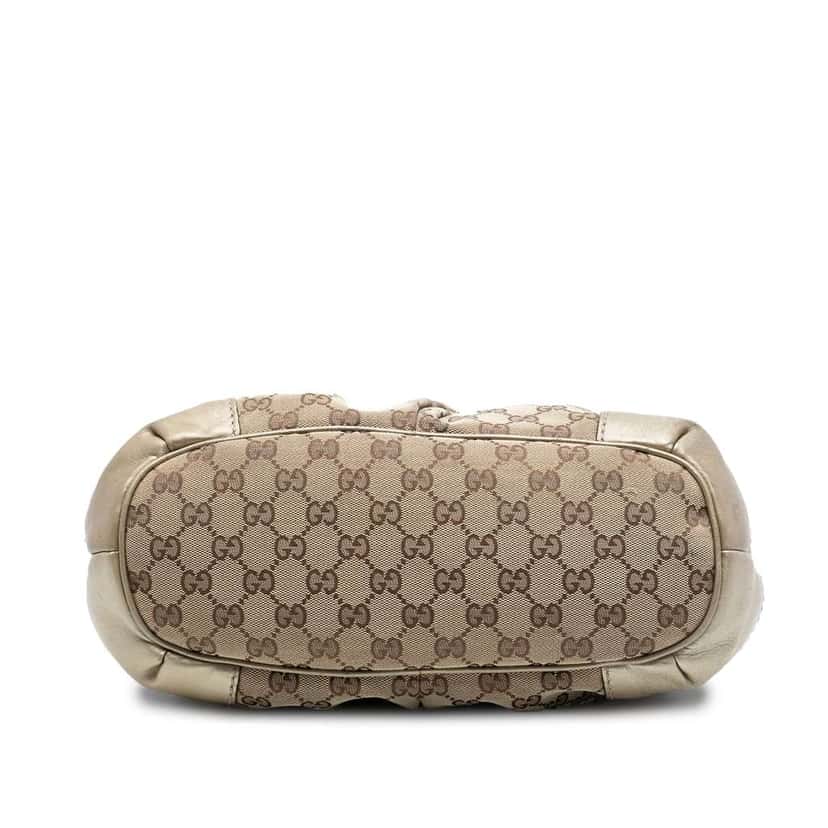 Gucci GG Canvas Sukey Satchel Brown Canvas Good condition - Inside View