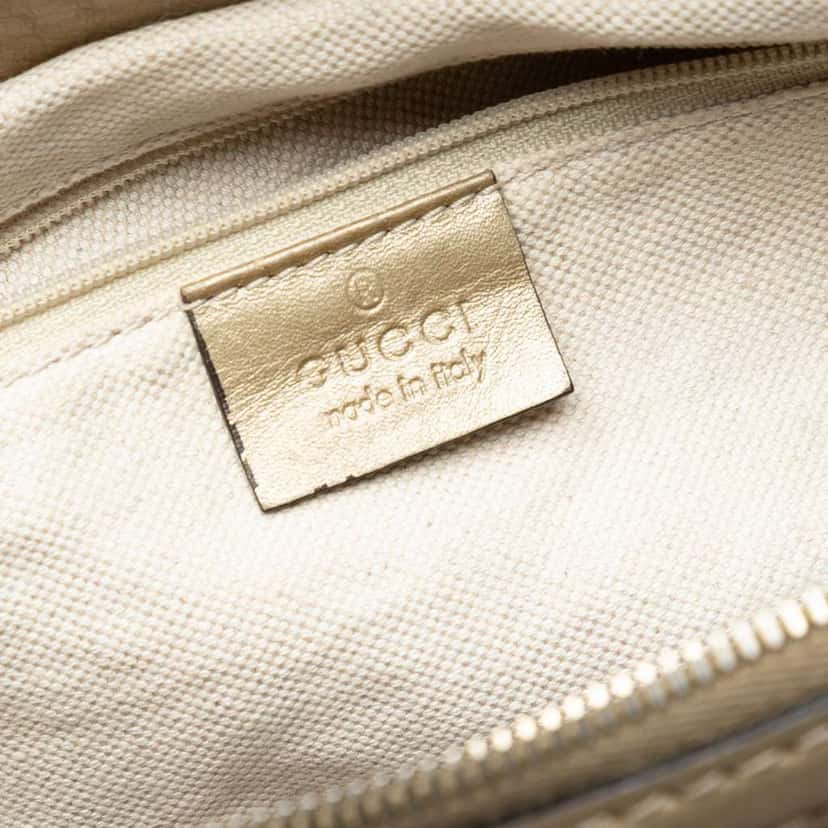 Gucci GG Canvas Sukey Satchel Brown Canvas Good condition - Box View