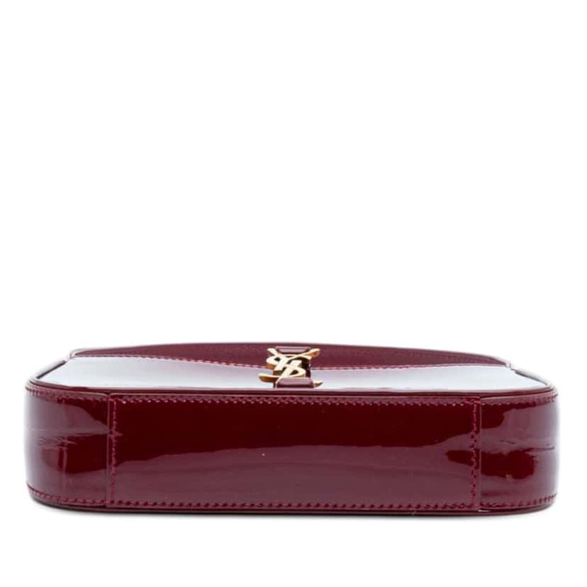 Saint Laurent Mini Patent Le 5 a 7 Red Leather Very good condition - Inside View