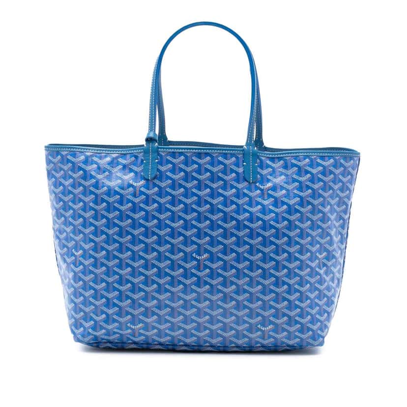 Goyard Goyardine Saint Louis PM Blue Canvas Very good condition - Front View