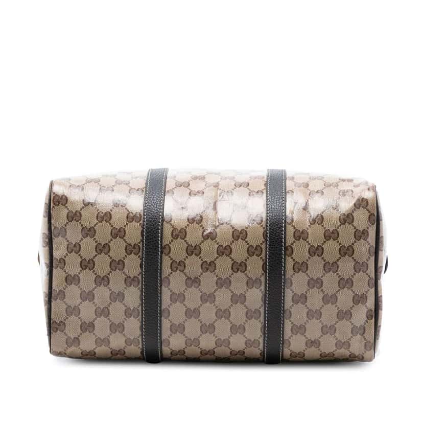 Gucci Medium GG Crystal Joy Boston Bag Brown Canvas Very good condition - Inside View