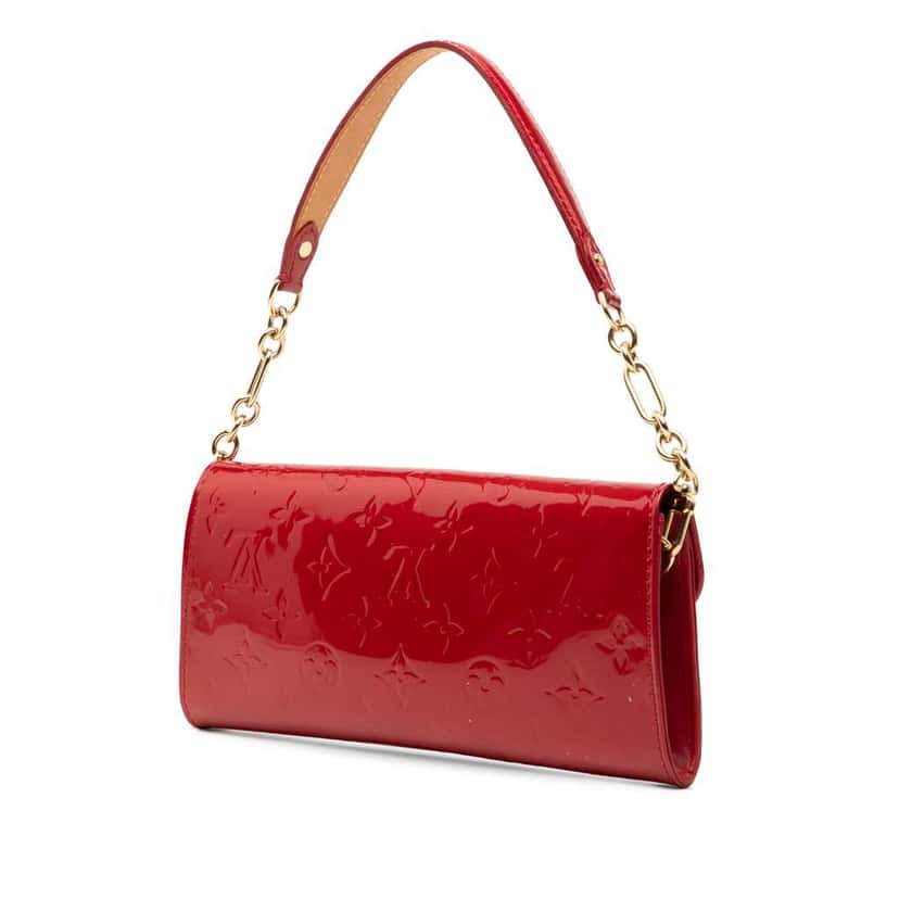 Louis Vuitton Monogram Vernis Sunset Boulevard Red Leather Very good condition - Back View