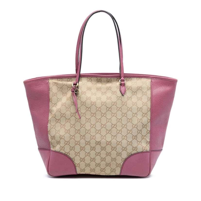 Gucci GG Canvas Bree Tote Brown Canvas Very good condition - Front View