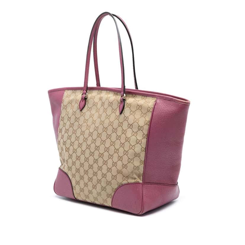 Gucci GG Canvas Bree Tote Brown Canvas Very good condition - Back View